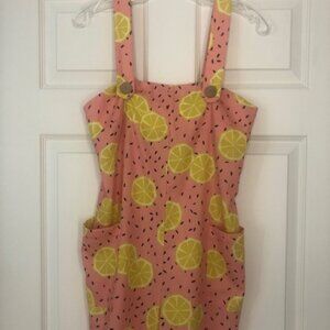 Anthropologie Hutch Lemon Romper
